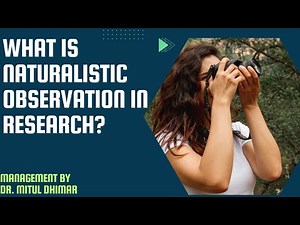What is Naturalistic observation in research? / Meaning of naturalistic observation with examples