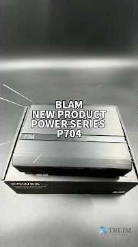 BLAMの新商品、漢気溢れるコンパクトパワーアンプ【P704】が新発売！ #トライム #blam #パワーアンプ #カーオーディオ