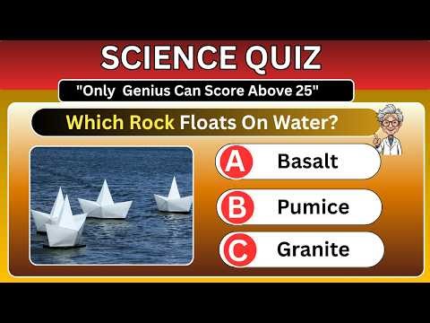 60 Science Quiz | Easy to Einstein Level IQ Test #quiz #science #knowledge