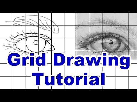 how to draw using a grid - grid drawing tutorial