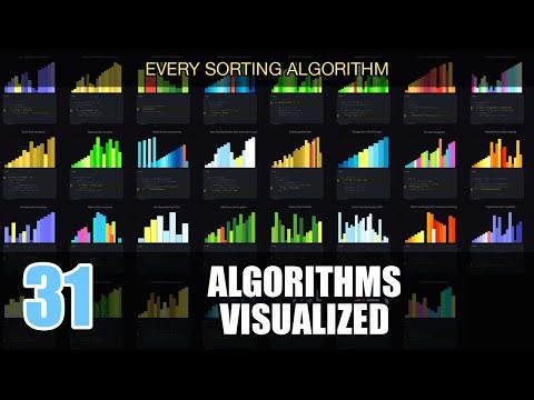 31 Sorting Algorithms Visualized