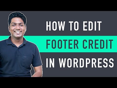 How to Edit Footer Copyright Text in any WordPress Theme