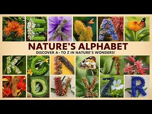 "Nature's Alphabet: Discover A to Z in Nature's Wonders!"