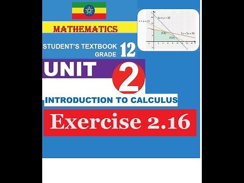 Mathematics Grade 12 Unit 2 Exercise 2.16@girma21