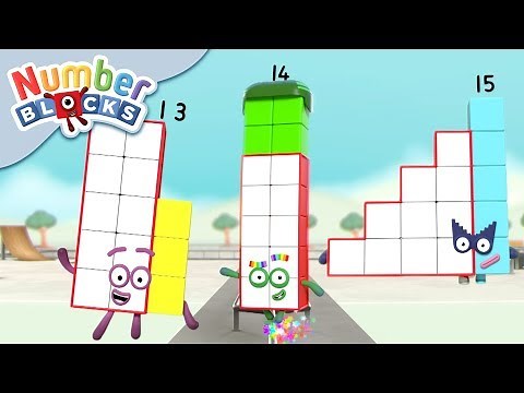 ‪@Numberblocks‬- Teen Numbers | Learn to Count
