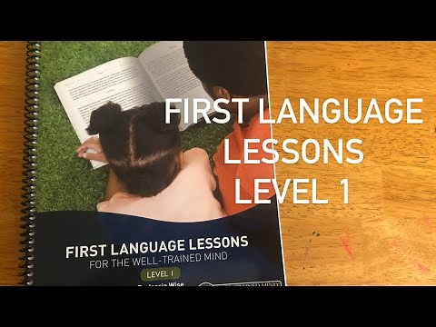 FIRST LANGUAGE LESSONS LEVEL 1 || The Well-Trained Mind