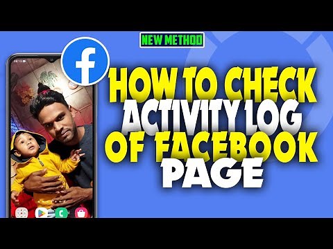 how to check activity log on Facebook page 2023