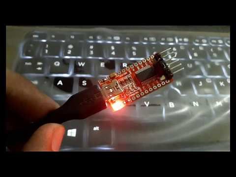 USB Serial Module Windows 10 Driver Installation and Test with putty