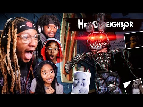 WE TRIED HELLO NEIGHBOR MULTIPLAYER W/ BONNIE!