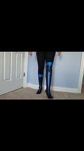 1.3K views · 15 reactions | Here's how I made boot covers for my cosplay! I wrapped my leg with plastic (food plastic wrap ) and then taped everything up. I marked where the center front and center back are, then cut the pieces to make my pattern. Transferred to the fabric and sewed it all together ❤️ I'm sure everyone has seen this type of technique by now, but it's always worth sharing. #cosplay #cosplaytutorial #tutorial #bootcover #sewing | Indra Rojas Art and Cosplay | Facebook