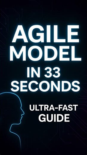 Agile Model Explained in 33 Seconds!