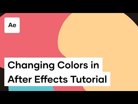 How To Change Solid Colors In After Effects