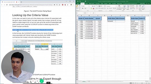 How to Combine the SUMIF and VLOOKUP Functions in Excel | Excelchat