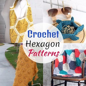 25 Easiest Crochet Hexagon Patterns   Tutorials (Free!) - DIYnCrafty