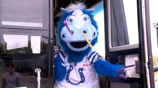 Mascot Blue becomes the ‘blueprint’ in helping expand Colts’ fanbase overseas