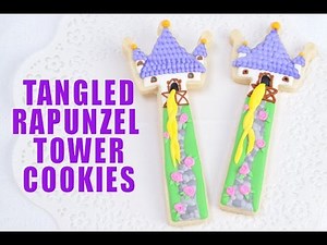 TANGLED RAPUNZEL TOWER COOKIES, HANIELA'S