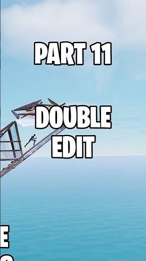 BASIC BUILDING in FORTNITE for BEGINNERS - DOUBLE EDIT #fortnite #fortnitemap #fortnitecreative