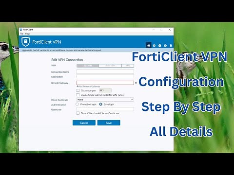 FortiClient VPN setup step by step| how to install and configure FortiClient VPN on Windows