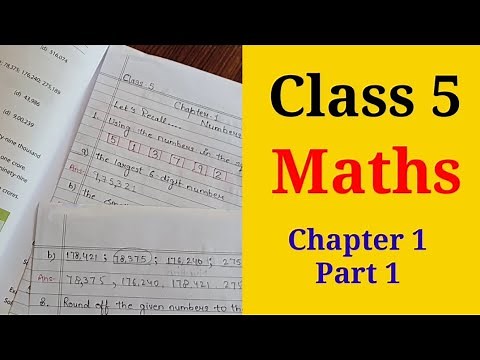 Class 5 Maths Chapter 1 Part 1 | Maths Questions For Class 5 | 5th Class Maths