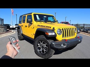 2021 Jeep Wrangler Rubicon: Start Up, Walkaround, Test Drive and Review
