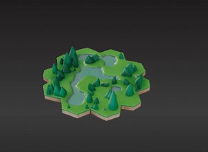 Customizable Hex Tile Terrain Set – Board Game Accessories