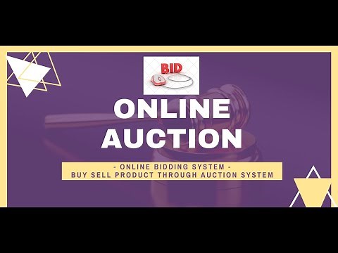 Online Auction and Bidding System Developed using PHP and MySQL