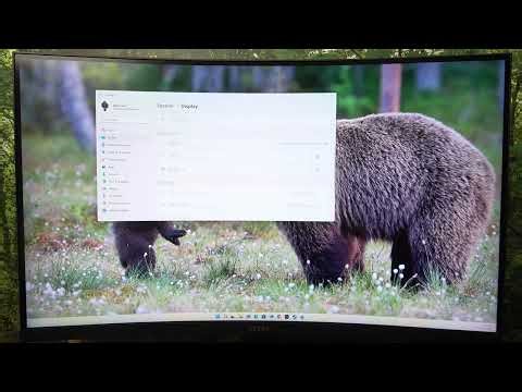 MSI MAG 321CUP - リフレッシュレートの変更方法