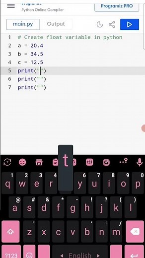 Understanding Float Variables in Python. Float data type in python. #pythontutorial #variables