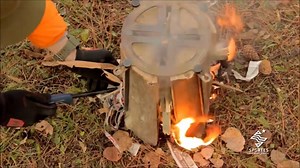 43K views · 660 reactions | Swedish Fire Torch Log Grill Easy To Use and No Fuel Needed! | Woodworking Crazy | Facebook