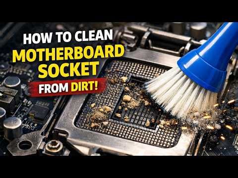 How to Remove Thermal Paste from CPU Socket?