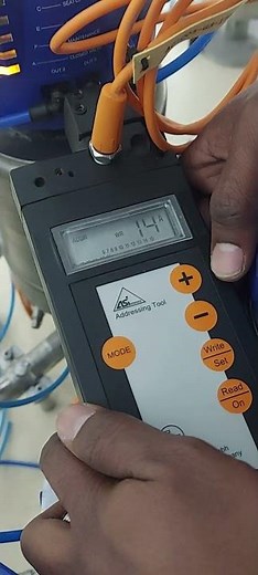 How can Assign the Address of Think Top Via using Ifm ASI meter/ Ifm Addressing Tool.