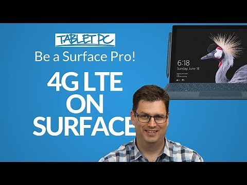 Use 4G/LTE mobile data on your Surface