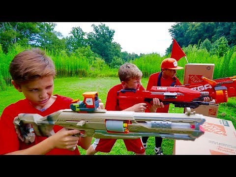 Nerf War: Capture the Flag