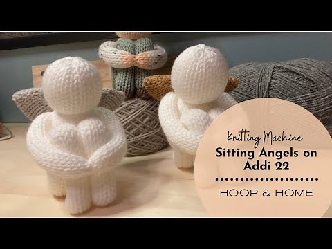 Knitting Machine Sitting Angel Pattern