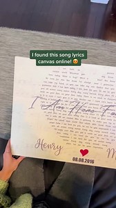 1.6K views |  "Absolutely Perfect!!!" - Simon S. Order yours TODAY & SAVE 10% OFF! Use the code DPA10 at checkout. Offer ends soon! Custom Yours --> https://365canvas.net/heart-song-lyrics-canvas | 365Canvas - Custom Canvas Prints | Facebook