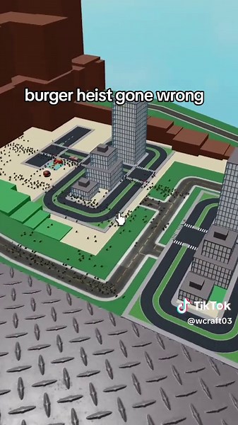 roblox burger heist this is ncraft's video, and he allowed me to upload it on tiktok early