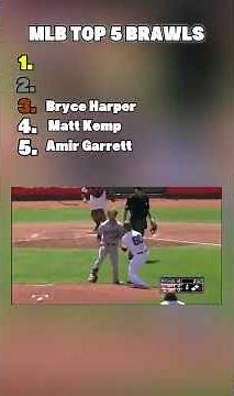 Top 5 Brawls in MLB History 🥊🥶