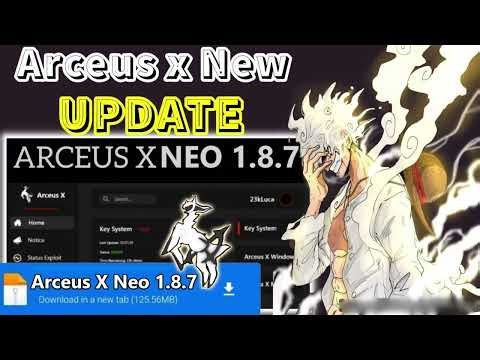 ROBLOX ARCEUS X NEO 1.8.7 🎉 Arceus X New Update | Delta Executor & Fluxus | Arceus