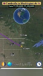 2.4M views · 24K reactions | Cambodia  to USA  flight Route ✈️ kraken Air #traveltips #pilot #trending #sky #adventuretravel #flight #planes #trendingreelsvideo #boeing #trip #fbreel #travel #viralreelsfb #aviation #DirectFlight #flightticket #airplane #travelling #travelblogger #tarending #jarny #nature #art #virals #viralreelsfbpage #trendingreels #crewlifestyle #aircraft | Travel Energy | Facebook