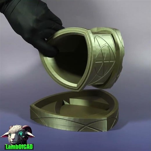 Farscape Planter 3D Print Model by LambOfCAD