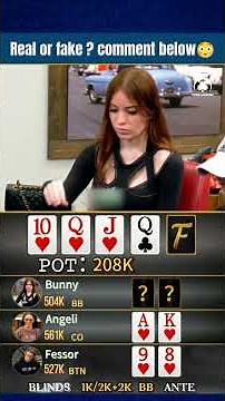 #poker: A Royal Flush From the FLOP 😳