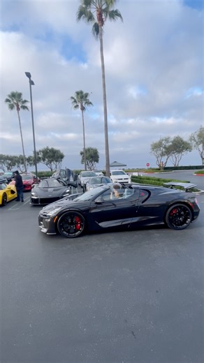 This Cars and Coffee morning instantly turned into a viral supercar moment as a lineup of automotive royalty rolled in and shut the entire meet down. Cameras came out, crowds gathered, and the sound of hybrid hypercar technology, naturally aspirated performance, and cutting-edge engineering filled the air as some of the rarest exotic cars in the world pulled up and parked side by side. First to grab everyone’s attention was a yellow Ferrari LaFerrari Aperta, one of the most exclusive open-top hy