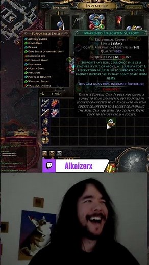 First Enlighten Level 5 EVER on PoE HC Trade?! #poe #pathofexile #gaming