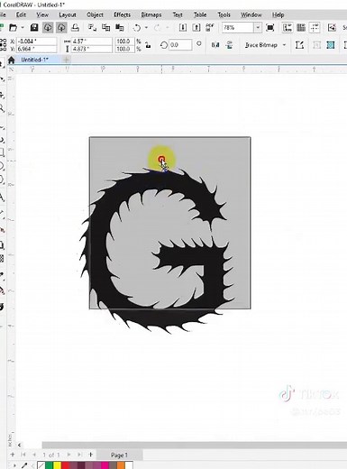 Daily Tutorial Corel Draw 2024 part-13 #coreldraw_tutorial #tutorial #coreldraw #fyp