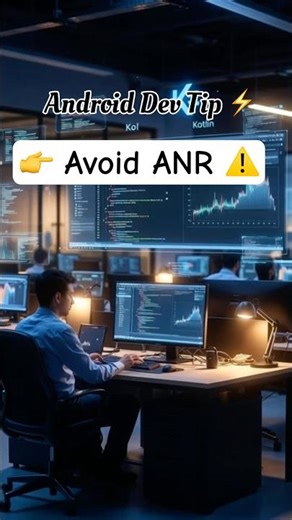 Android Dev Tip ⚡ Never Block Main Thread #coding #youtubeshorts #shorts