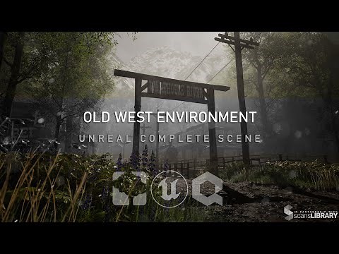 Unreal Complete Scene - Old West Course Environment