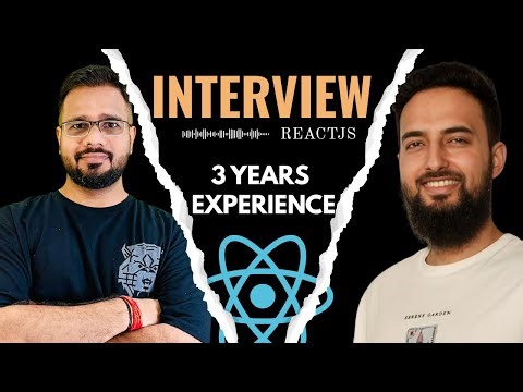 Frontend Mock Interview 2025 | 3 Years Experience | HTML, CSS, JS, ReactJS