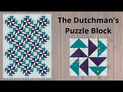 Dutchman's Puzzle Quilt Block