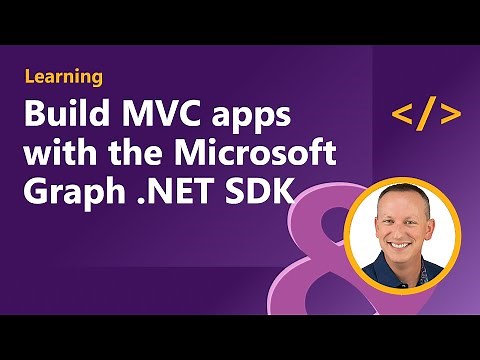 Build ASP.NET MVC web applications with the Microsoft Graph .NET SDK