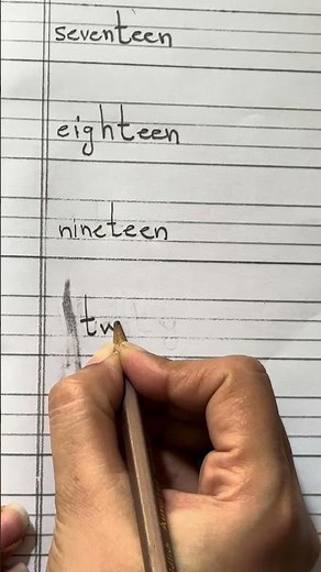 How to Write 20 in Words | Number to Words | Learn to Write 20 Twenty | Math for Beginners